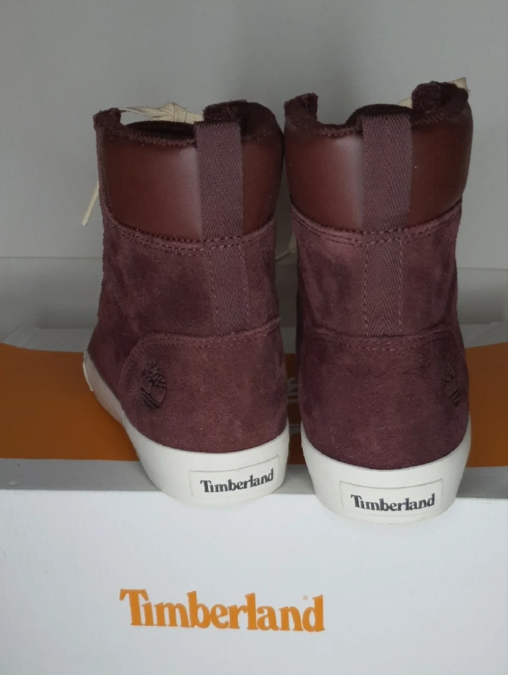 TIMBERLAND Skyla Bay Suede Boots Dark Burgundy NWT + FREE GIFT - Picture 4 of 7